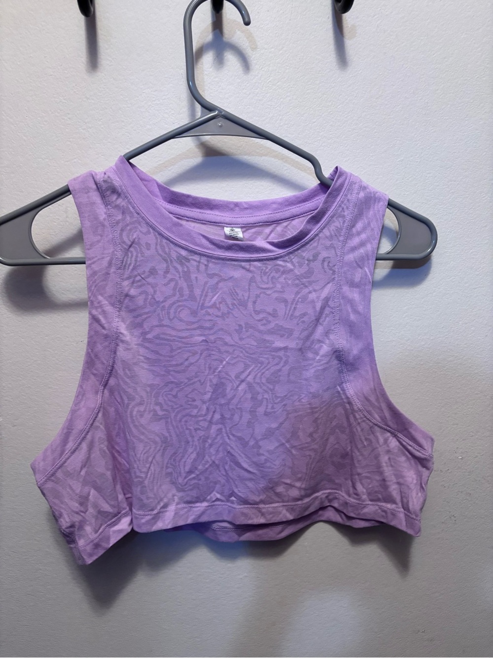 Women's Lavender Harmony Balance Cropped Tank